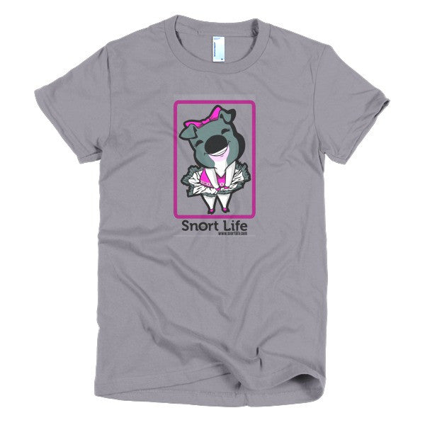 Rosie Short Sleeve Women's T-Shirt - Snort Life  - 3