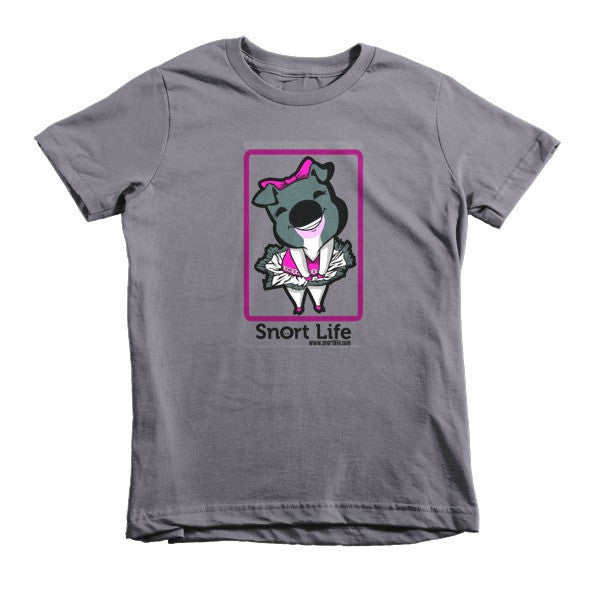 Rosie Short Sleeve Kids T-Shirt - Snort Life, Mini Pig Clothes