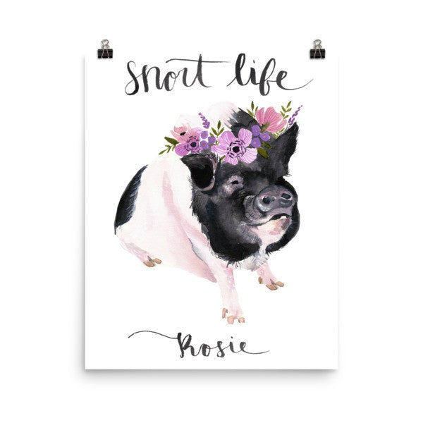 Rosie Poster - Snort Life  - 2