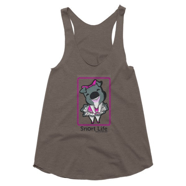 Rosie Women's Racerback Tank - Snort Life  - 2