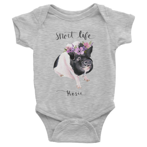 Rosie Infant short sleeve one-piece - Snort Life  - 4