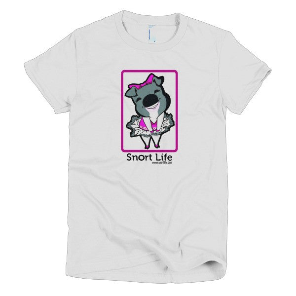 Rosie Short Sleeve Women's T-Shirt - Snort Life  - 1